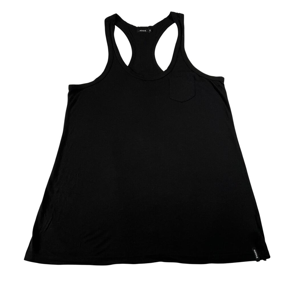 Nixon Sleeveless Scoop Neck Tank Top Size M Casual Minimalist Basics Everyday